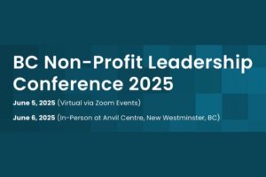 BC non-profit leadership conference